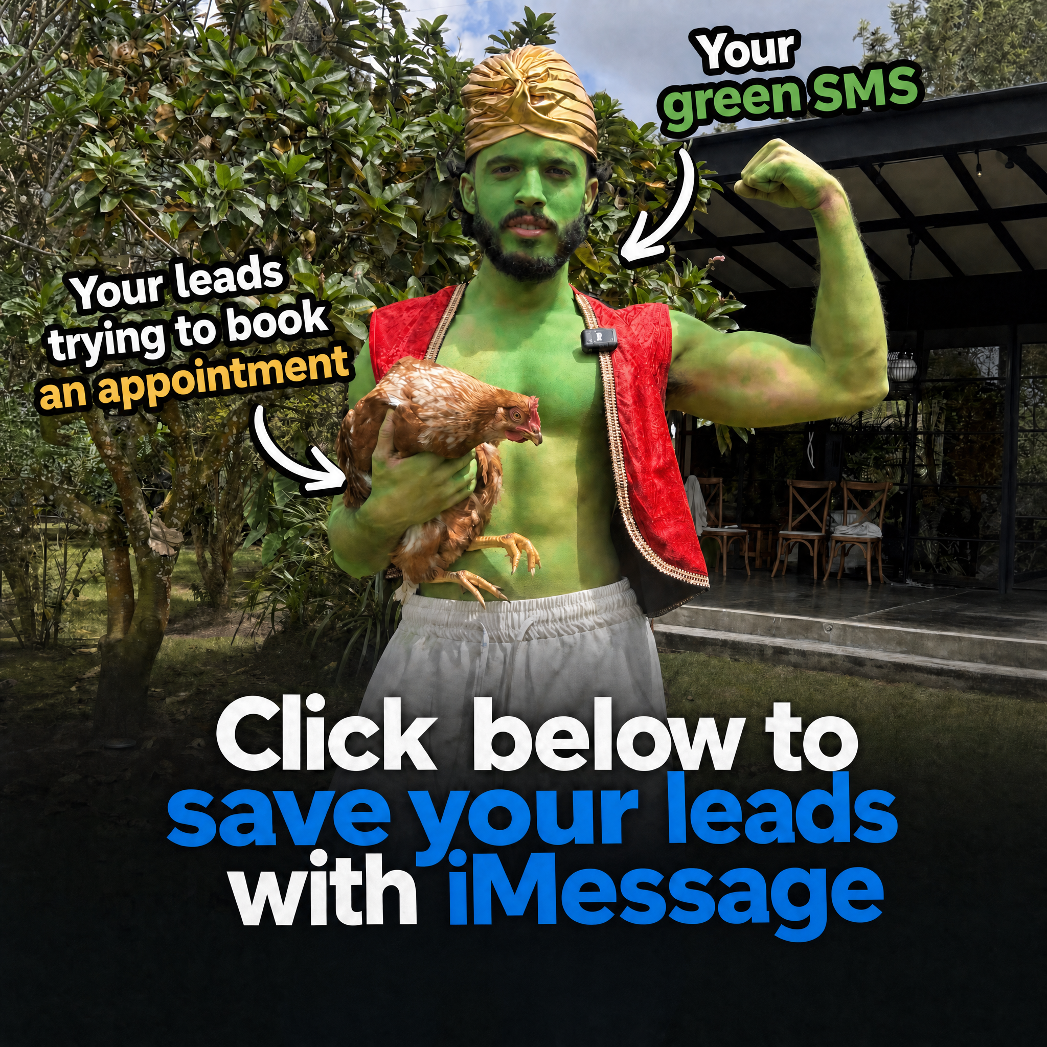 Sendblue Facebook ad