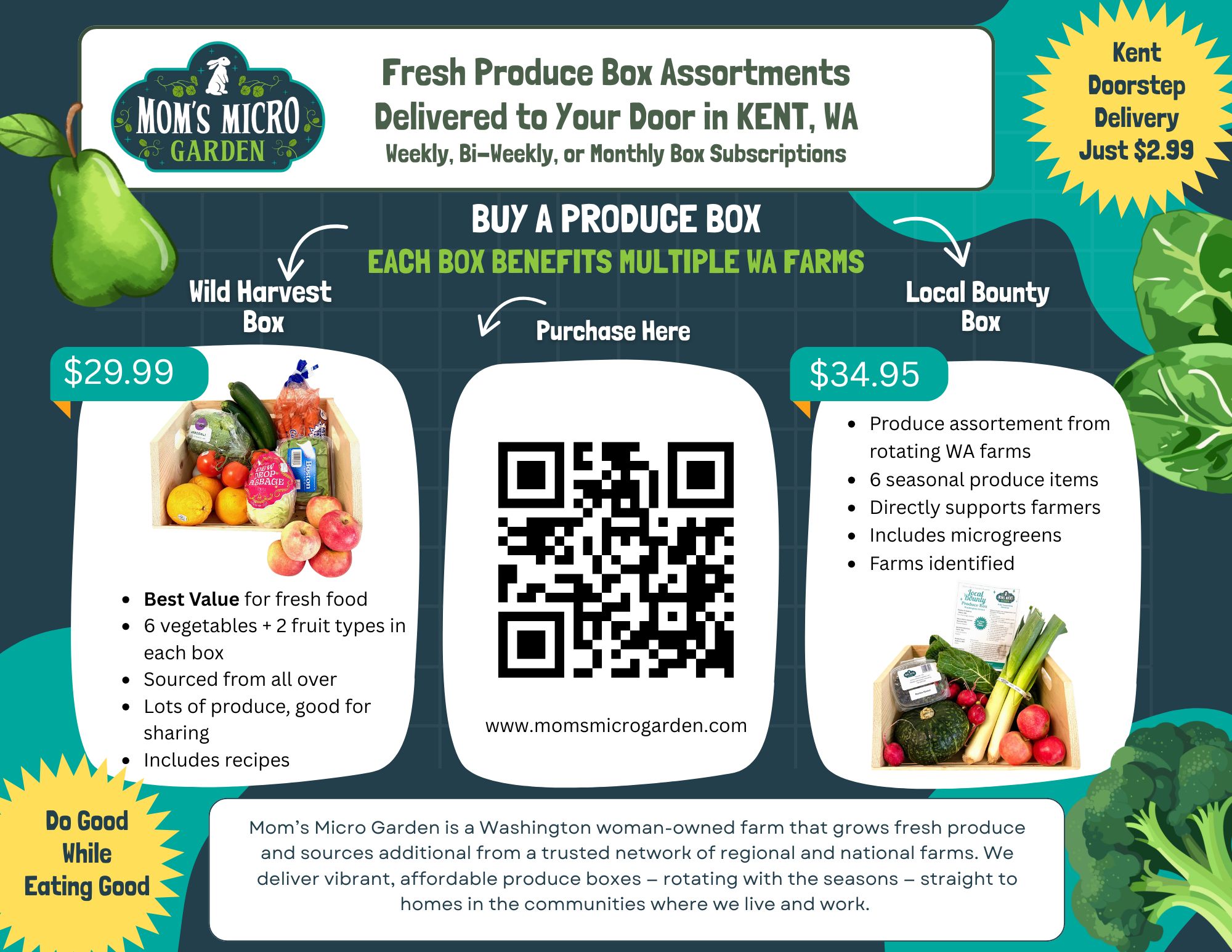 Moms Micro Garden and Urban Farm Facebook ad