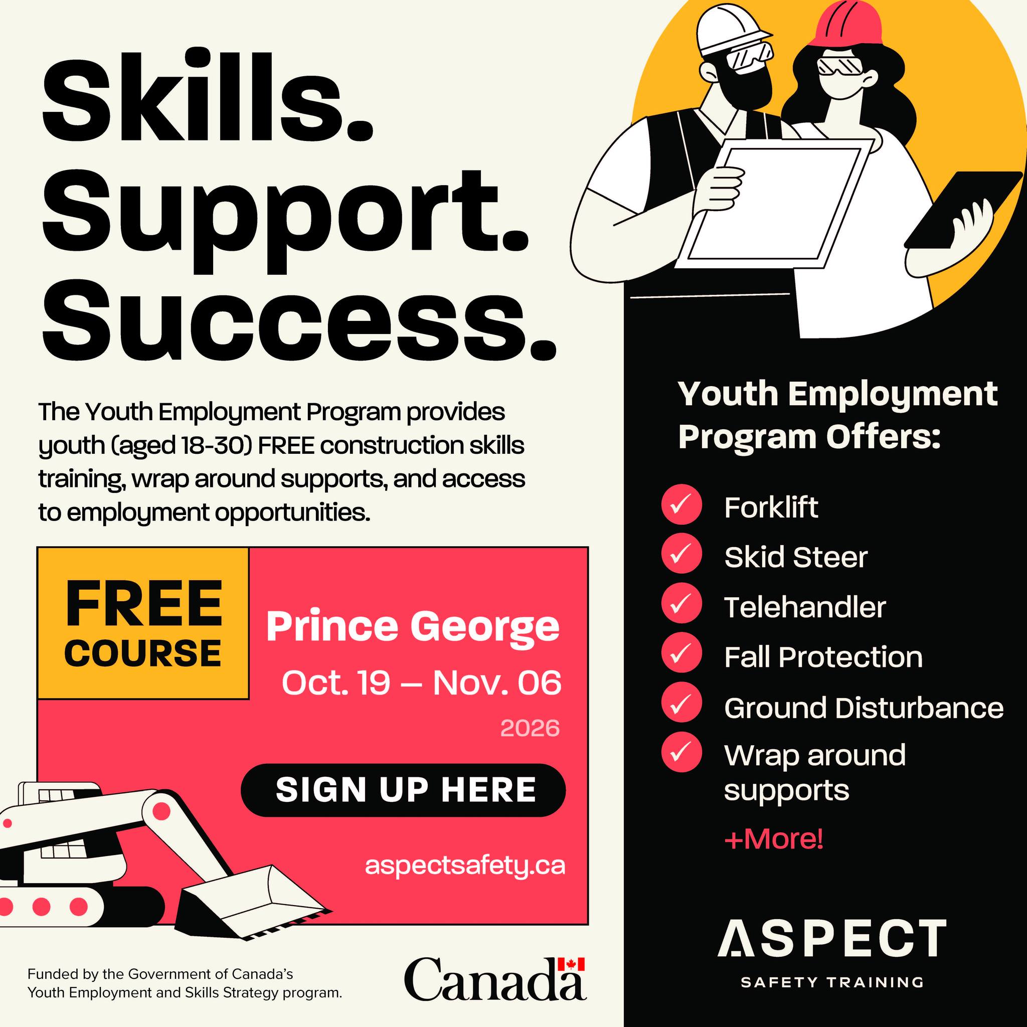 Aspect Safety Facebook ad: Youth Employment Program - Aspect Safety Training
