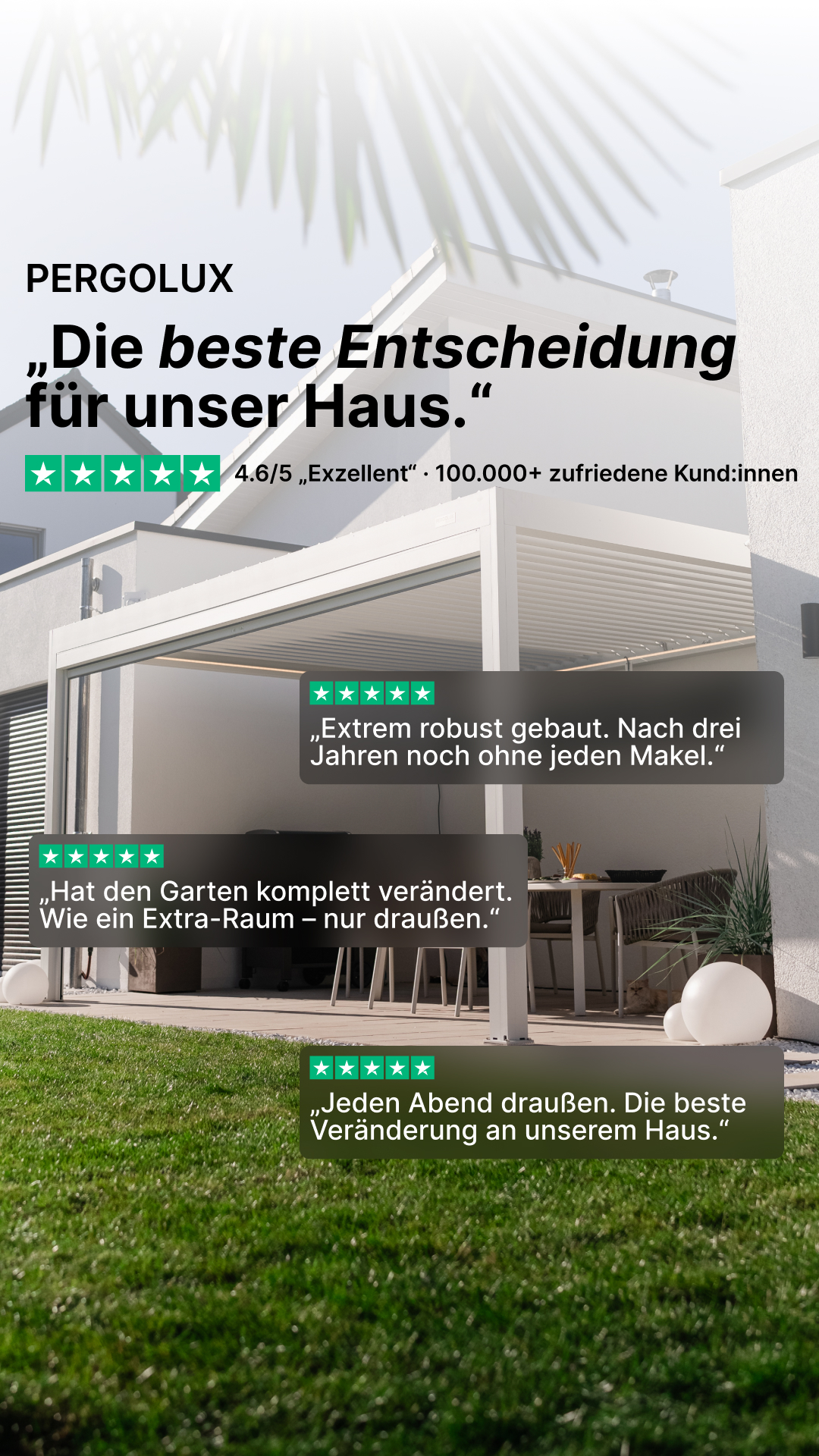 Pergolux Facebook ad