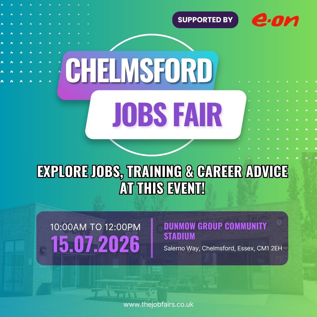 Job Fairs by The Bridge Facebook ad: Chelmsford Jobs Fair