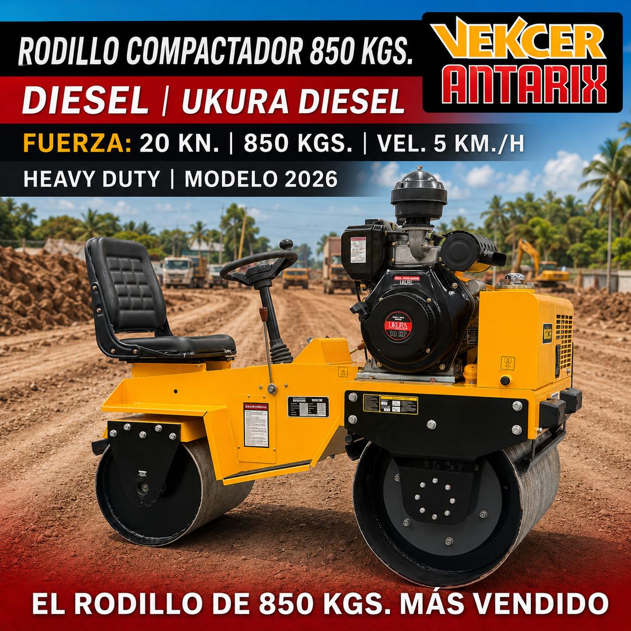 RX Professional Line Mexico Facebook ad: PRECIO $156,900 | DISPONIBLE RODILLO COMPACTADOR DIESEL…