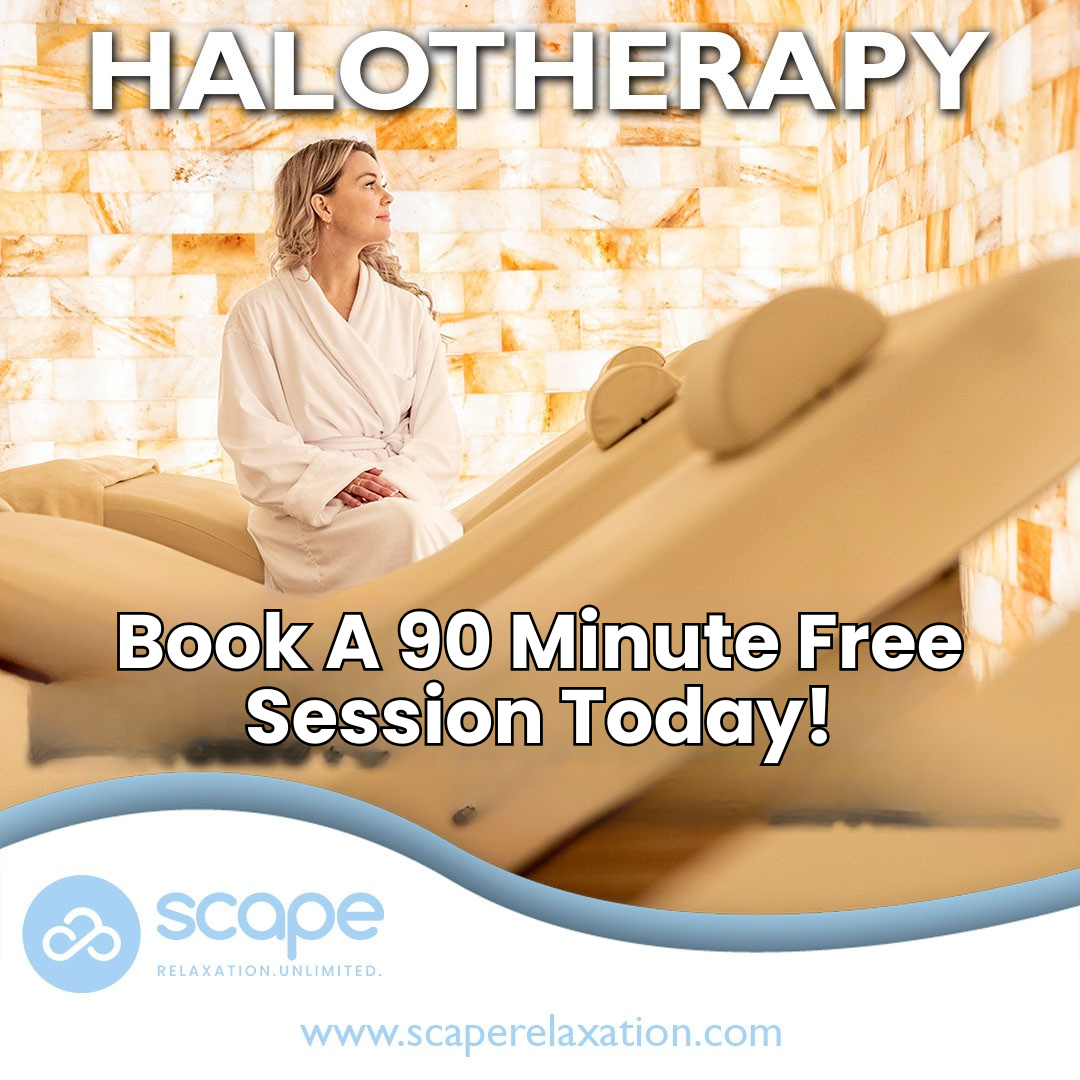 Scape Relaxation Facebook ad: Try Scape Relaxation 100% Free Today