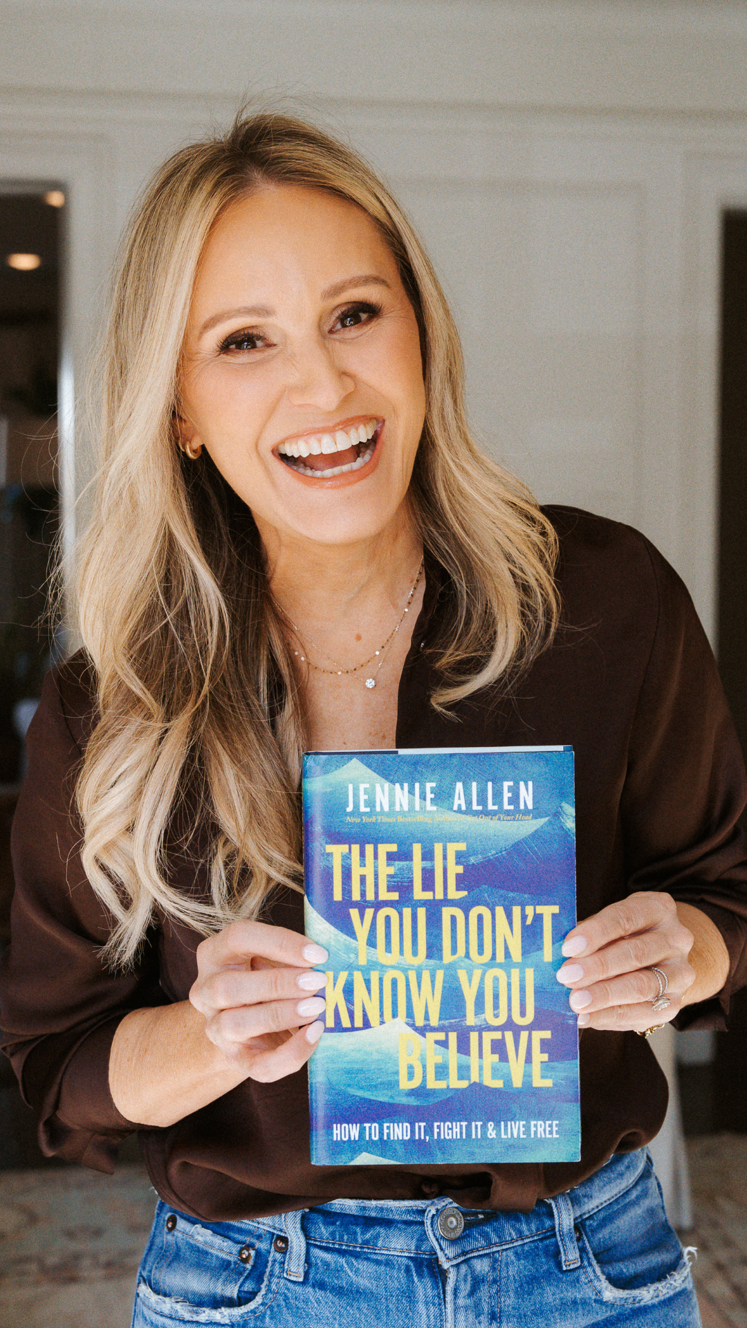 Jennie Allen Facebook ad: What Lie Is Running Your Life?