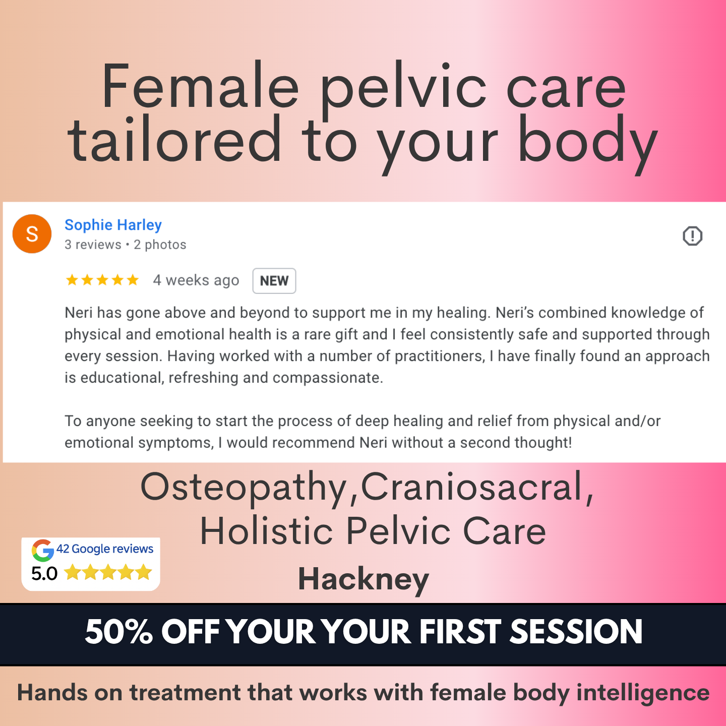 Neri The Osteopath Facebook ad