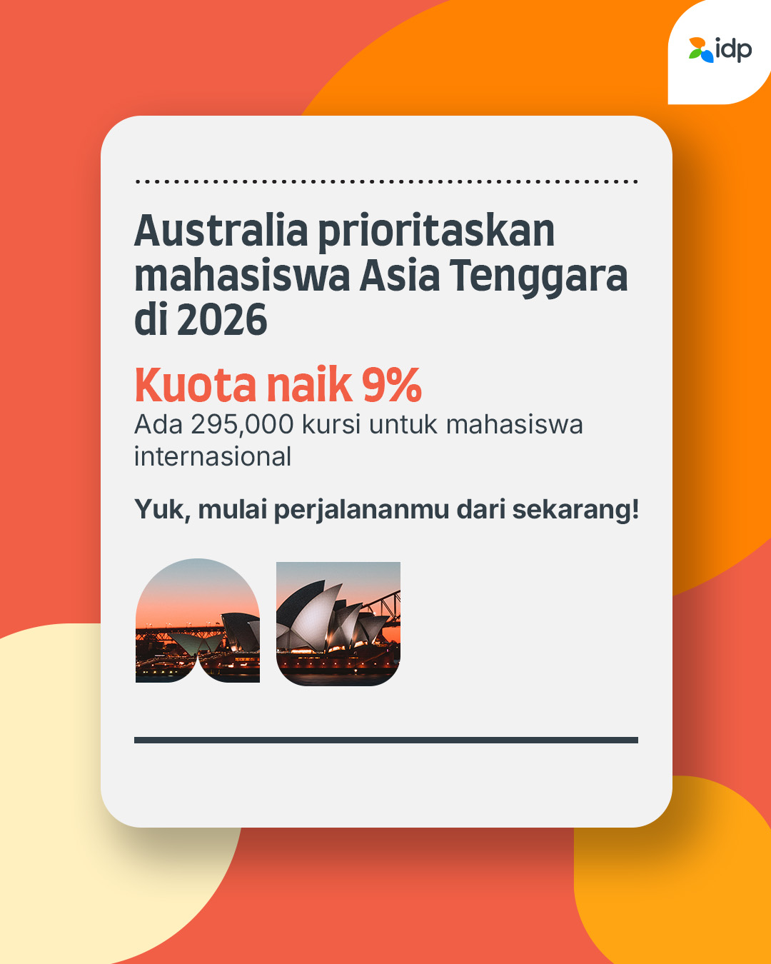 IDP Education Facebook ad
