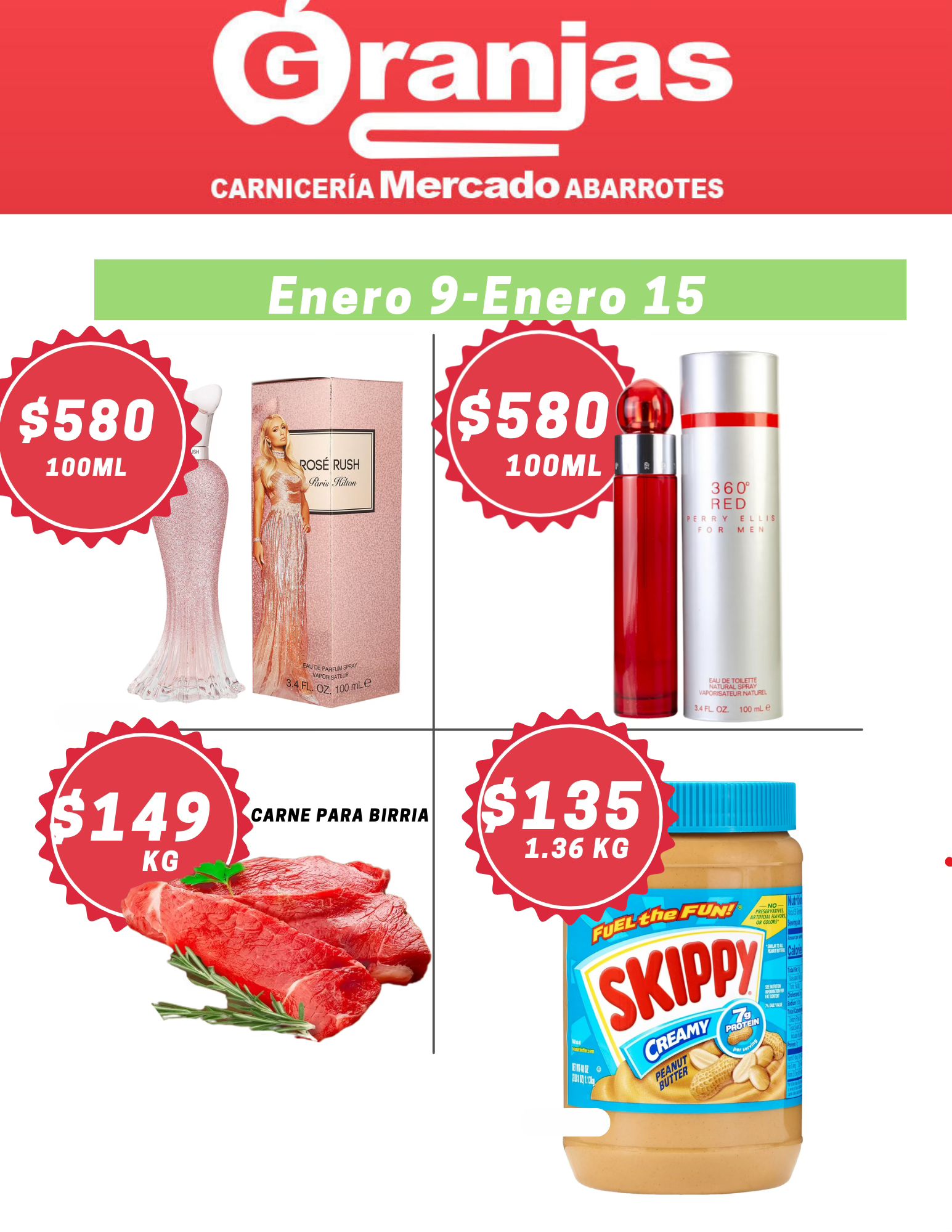 Mercado granjas Facebook ad
