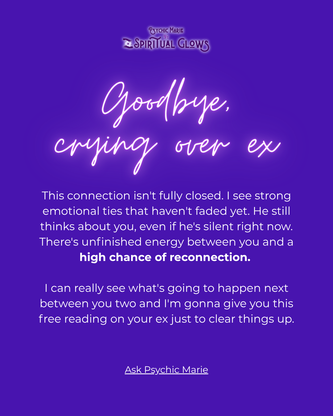 Try Psychic Marie Facebook ad
