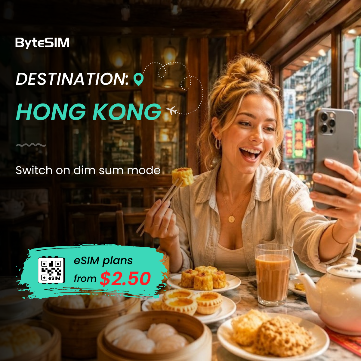 ByteSim Facebook ad