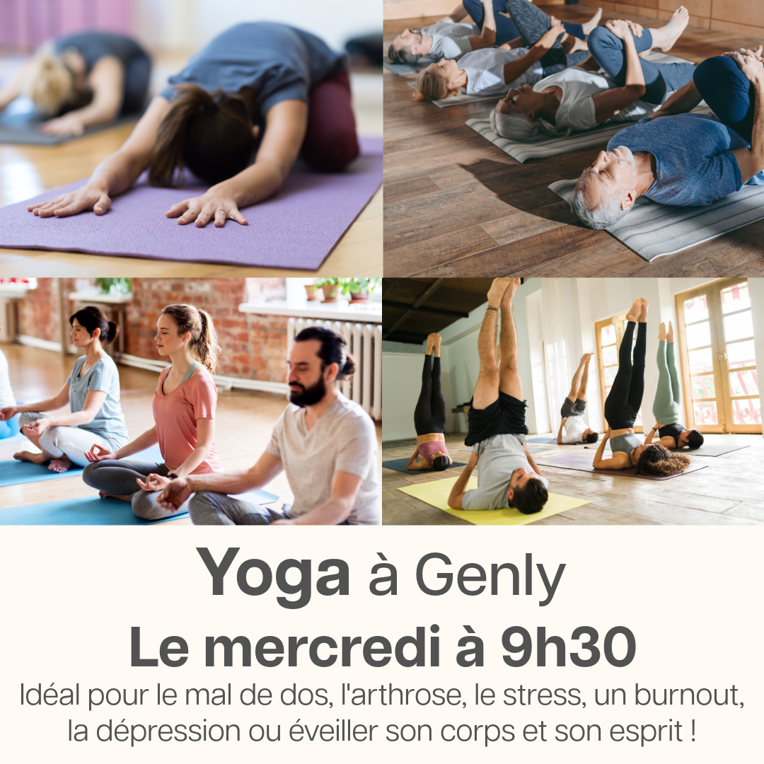 Sylvain Derre - Yoga & Médium Facebook ad: Réserver votre cours de yoga à Genly