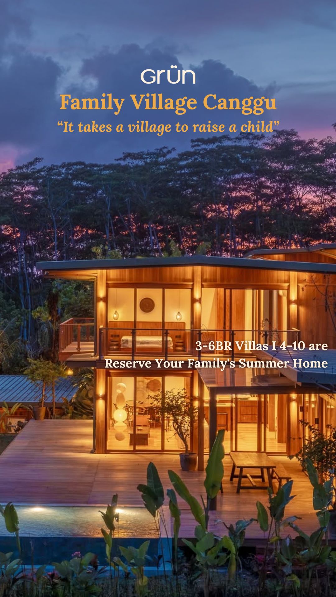 Family Village Canggu Facebook ad