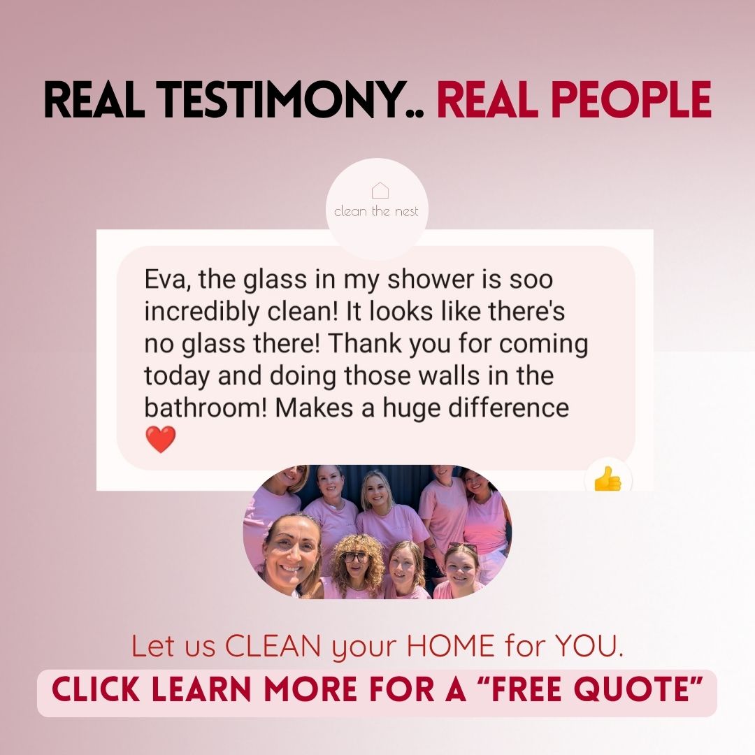 Clean the Nest Facebook ad: Reclaim Your Weekends