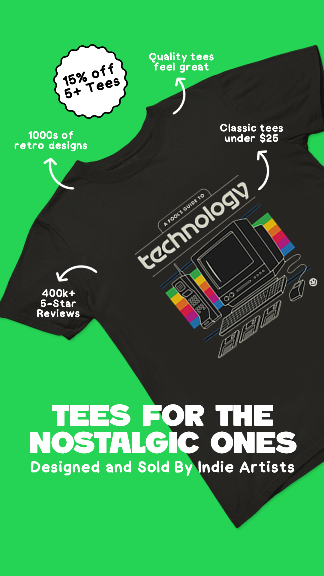 TeePublic.com Facebook ad