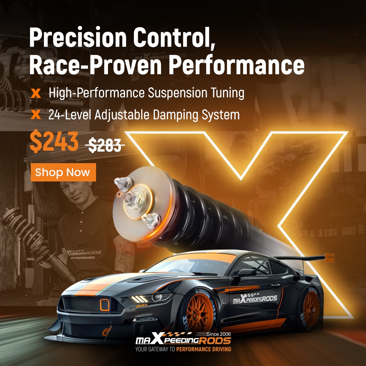 MaxpeedingRods Facebook ad: Unleash Your Civic's Potential!