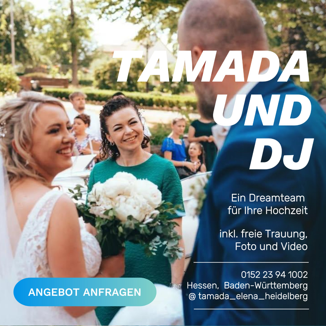 tamada_elena_heidelberg Facebook ad: An diesem für jedes Brautpaar besonderem Tag ist…