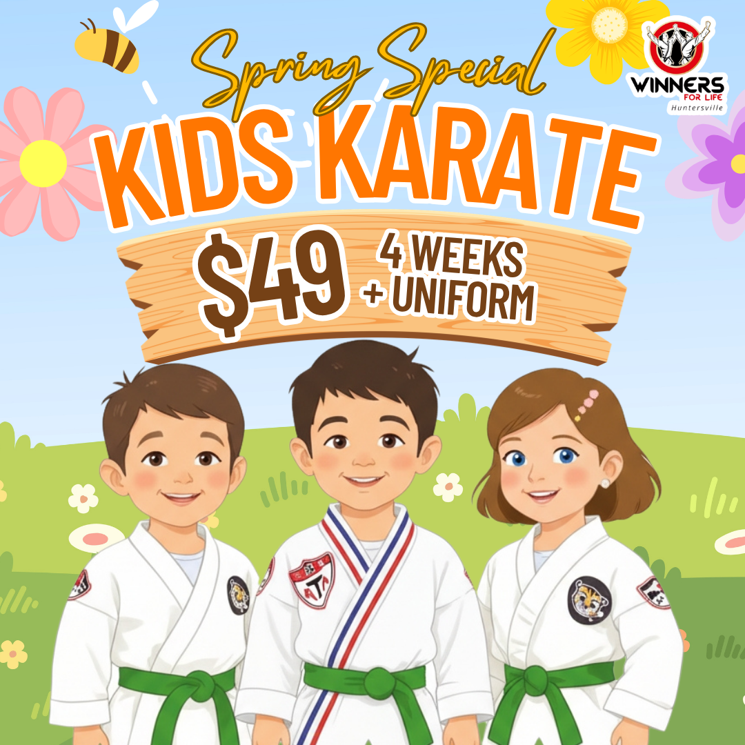 Winners For Life Martial Arts Huntersville Facebook ad