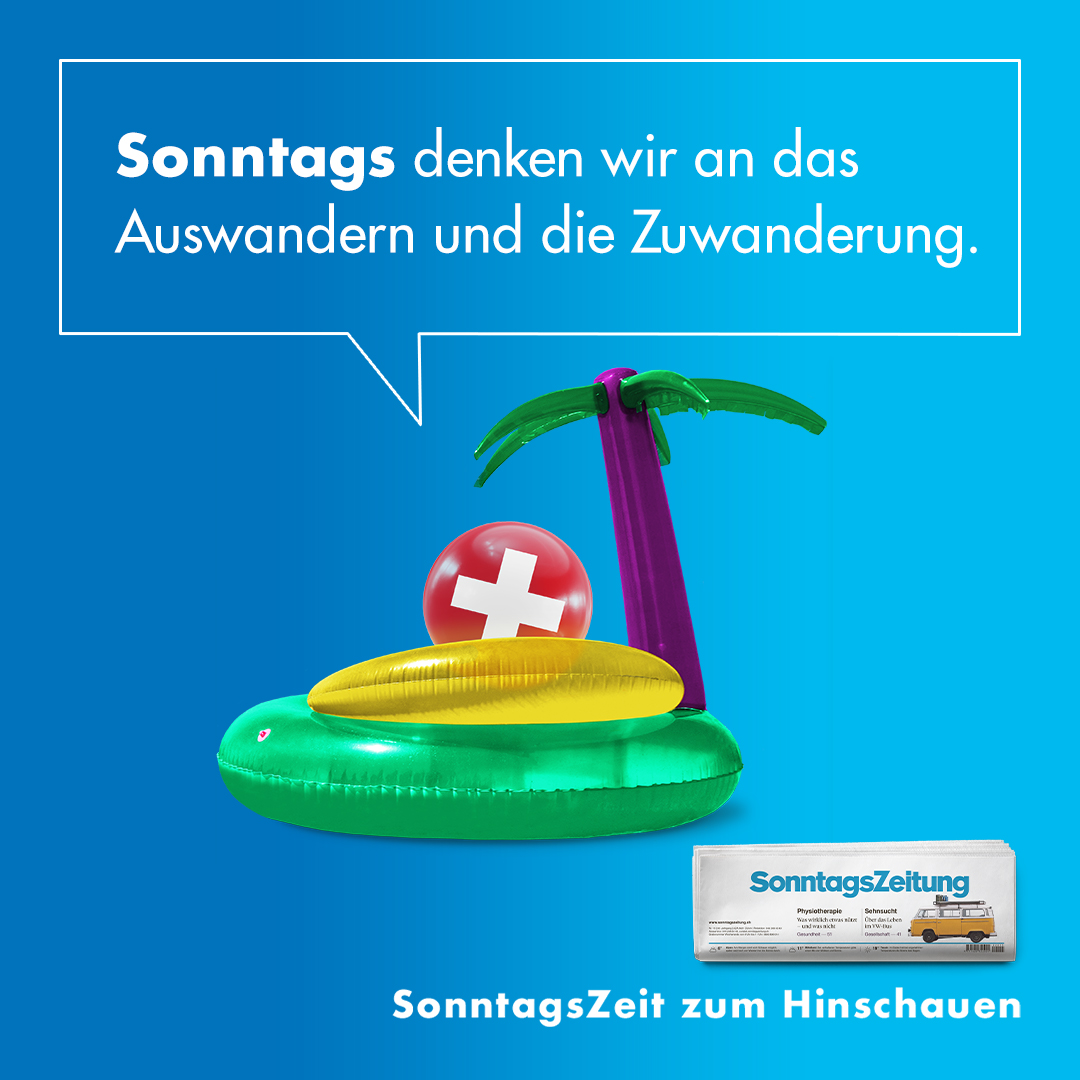 SonntagsZeitung Facebook ad from May 22, 2026