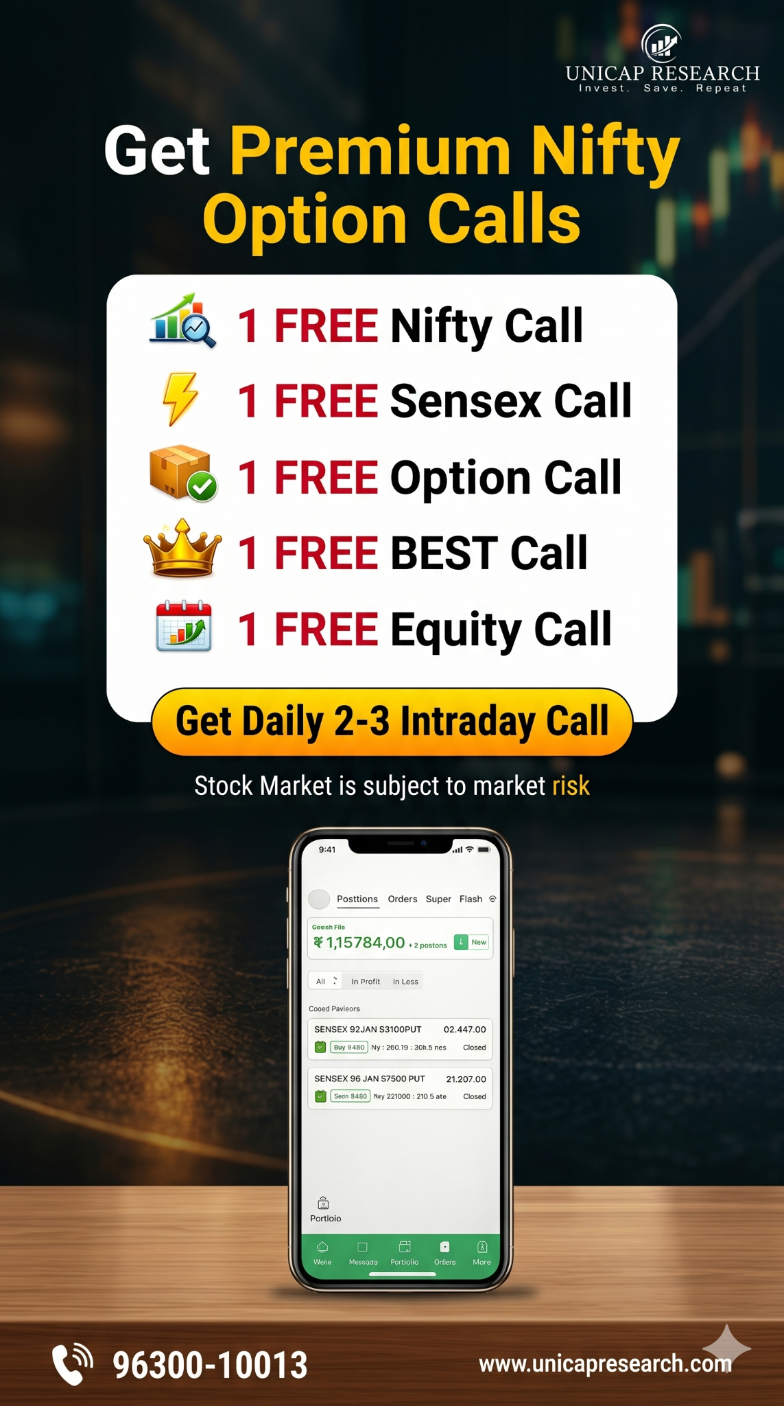 UniCap Research Facebook ad