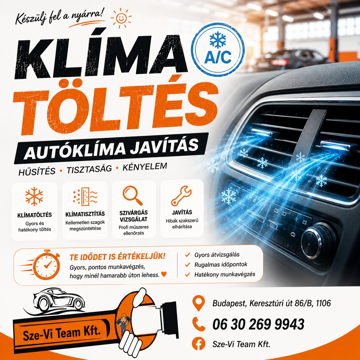 Sze-Vi Team Kft Facebook ad: Készülj fel a nyárra időben!