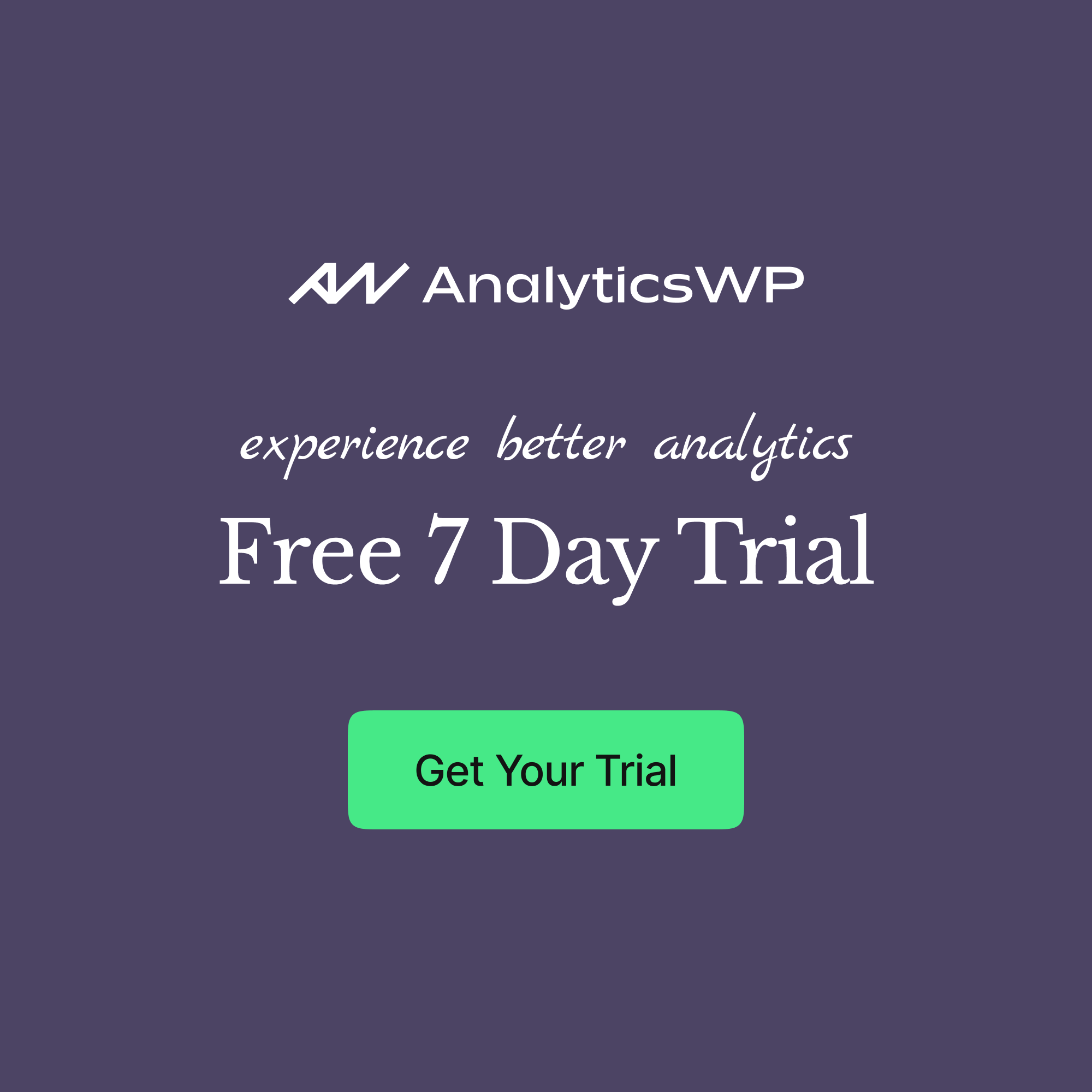 Analytics WP Facebook ad