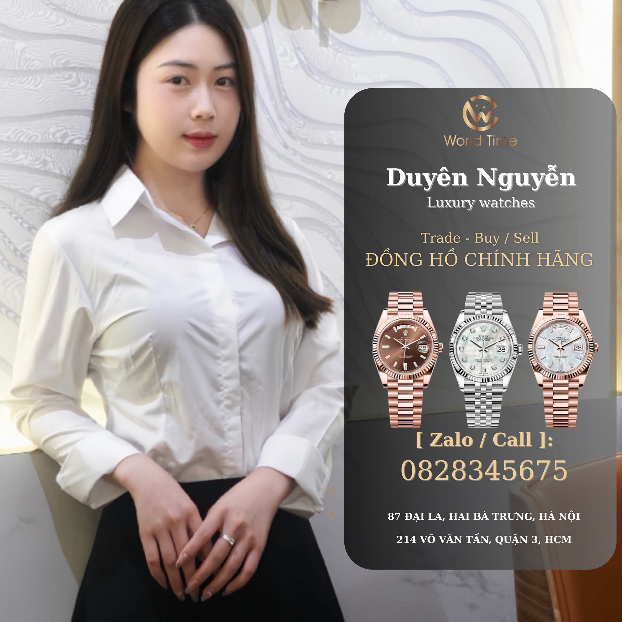 Duyên Nguyễn Luxury Watches Facebook ad: 𝐑𝐨𝐥𝐞𝐱 - 𝐤𝐡𝐨̂𝐧𝐠 𝐜𝐡𝐢̉ đ𝐨 𝐭𝐡𝐨̛̀𝐢 𝐠𝐢𝐚𝐧…