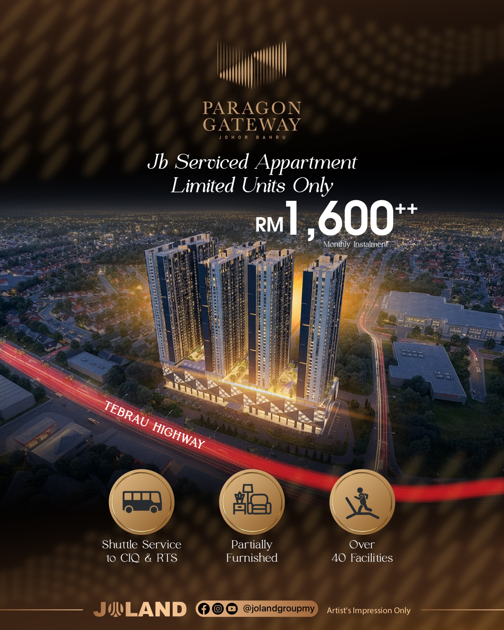 Joland Group Facebook ad: Expected Completion in Q4 2027