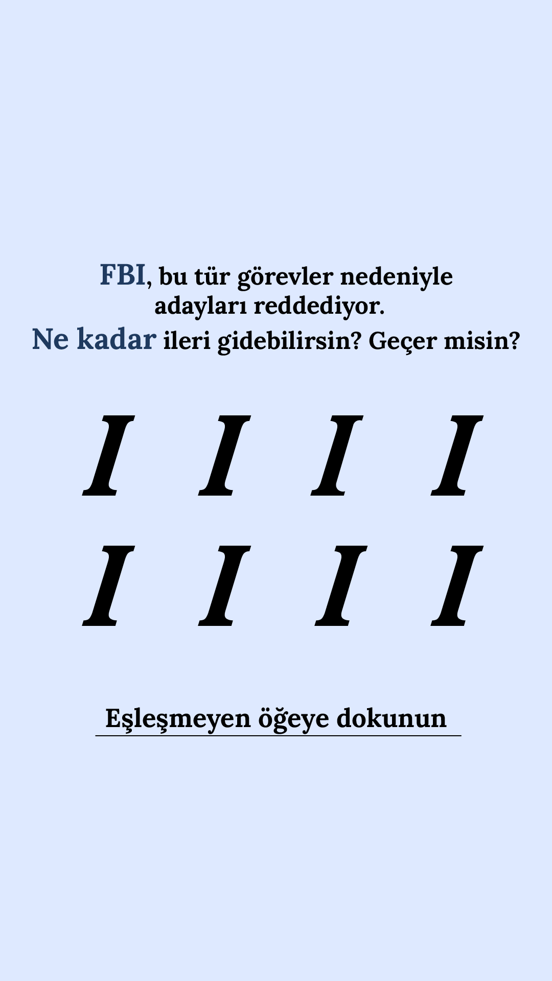 International Brain Test Facebook ad