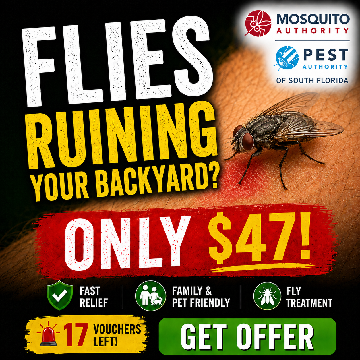 Mosquito Authority - Hollywood, FL Facebook ad