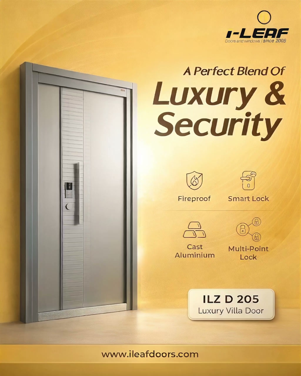 I-Leaf STEEL Doors & Windows Odisha Facebook ad: Find Your Perfect Steel Door