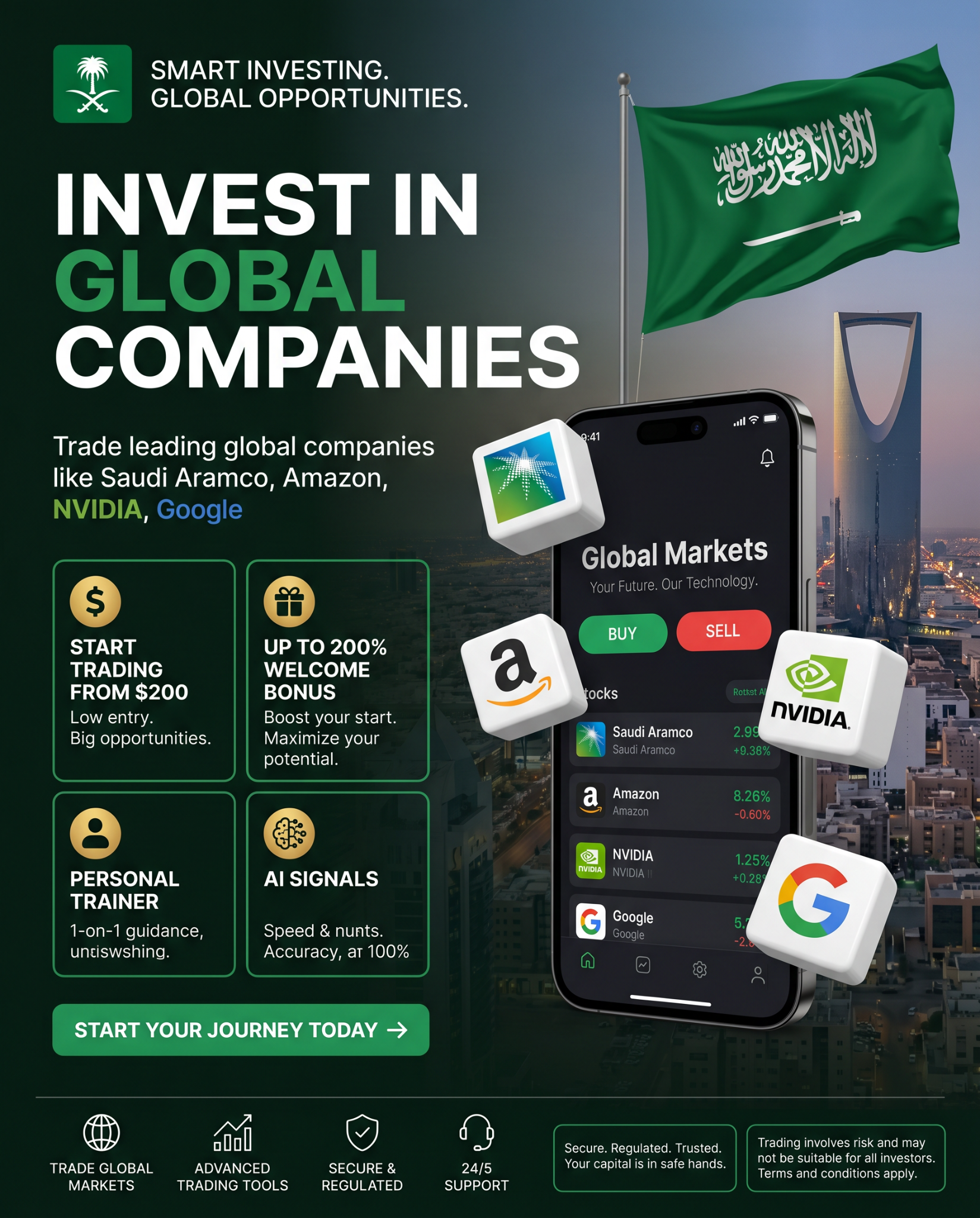 TradeWorld Facebook ad: Start now