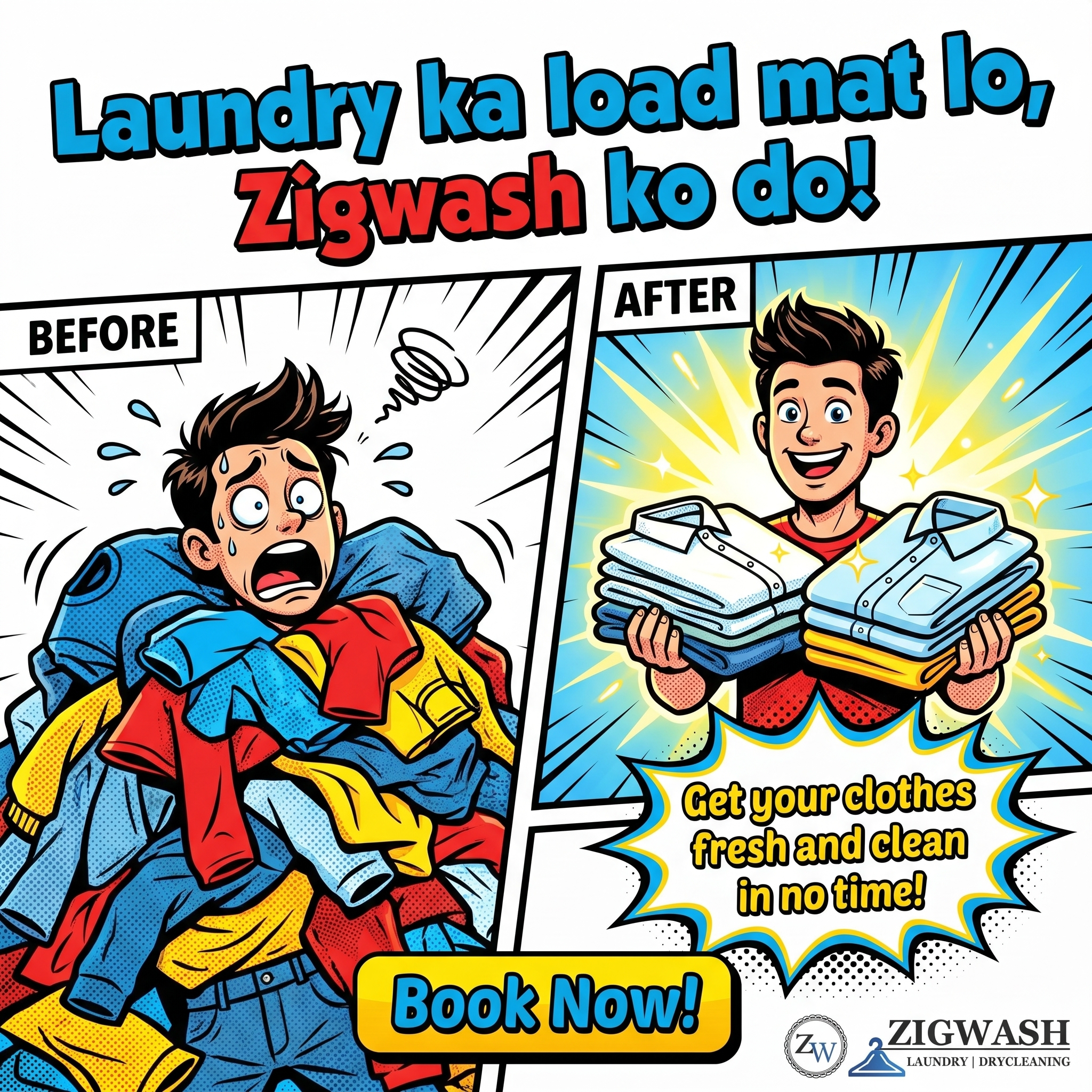 Zig Wash Facebook ad