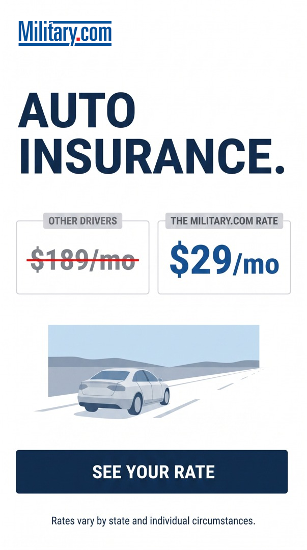 Military.com Facebook ad