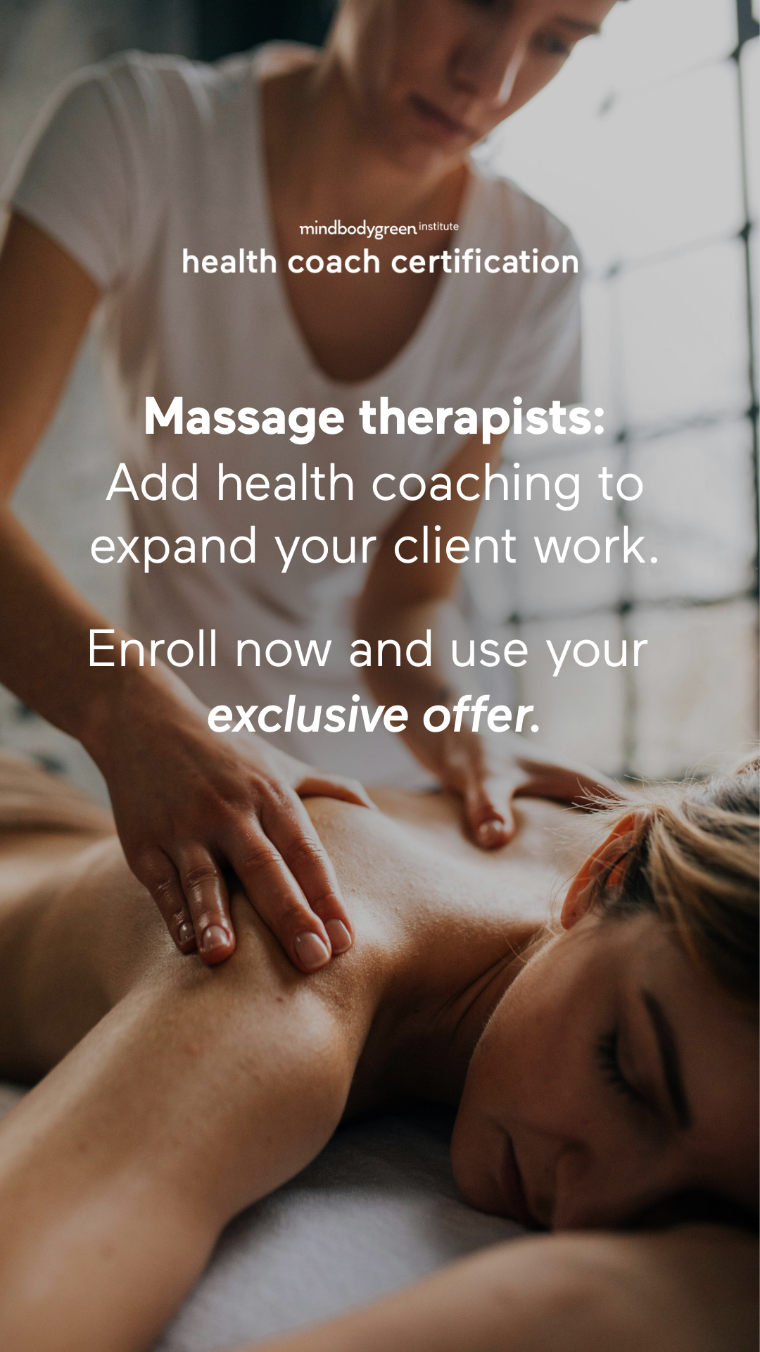 mindbodygreen Institute Facebook ad