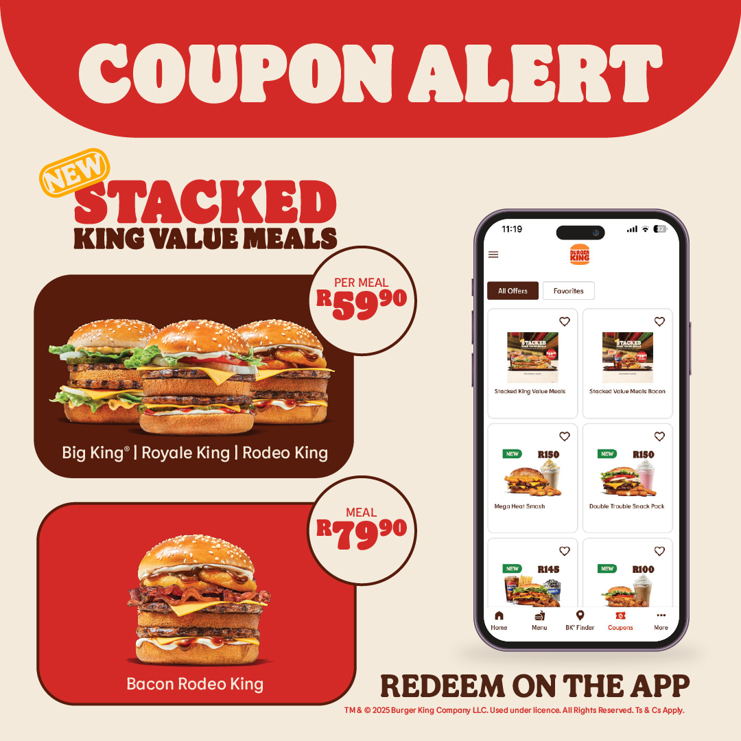 Burger King South Africa Facebook ad