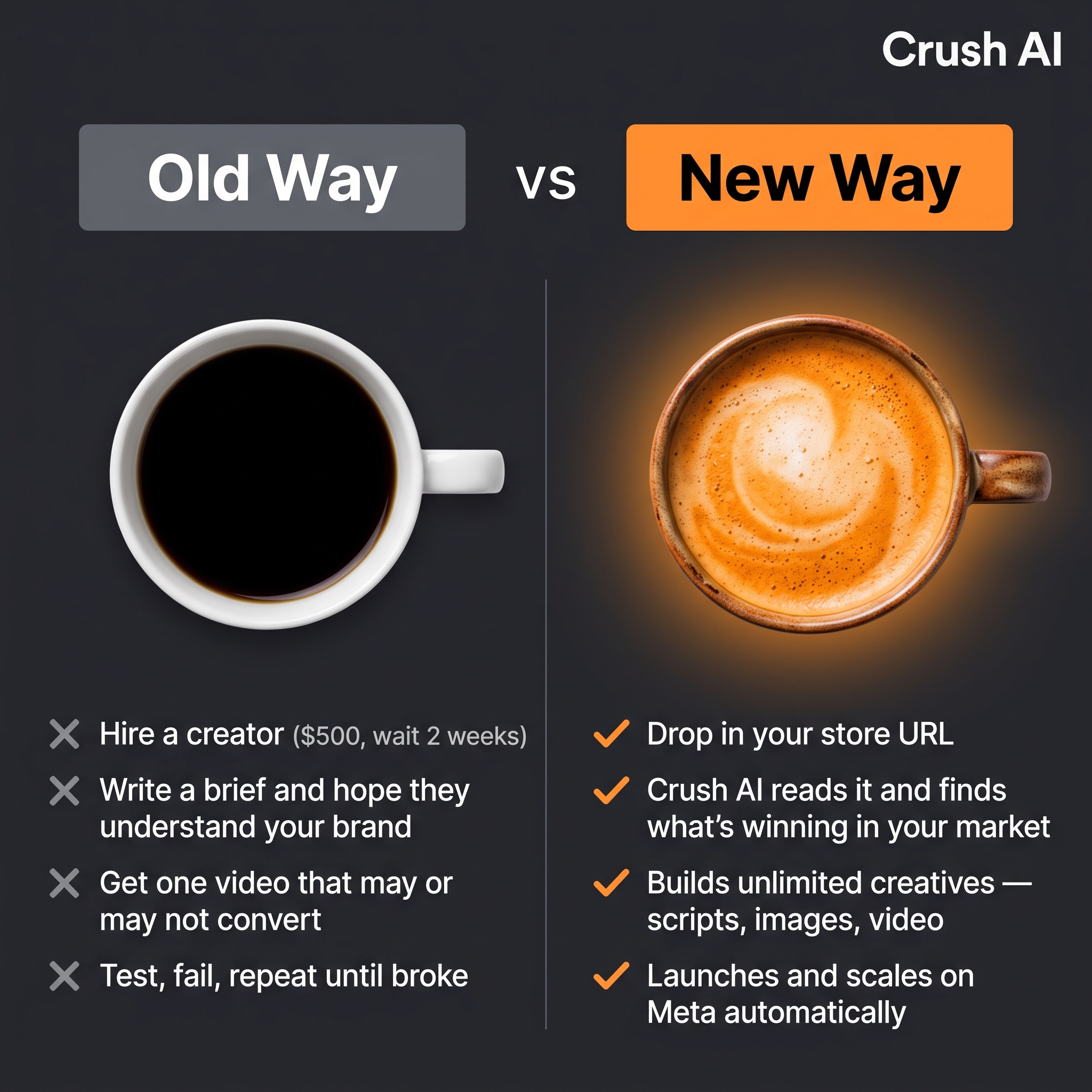 trycrush.ai Facebook ad