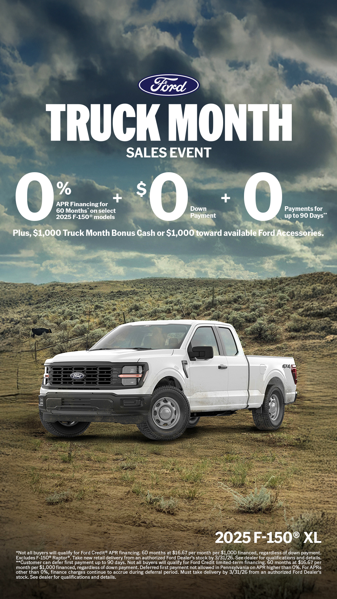 Ford Credit Facebook ad from Mar 4, 2026