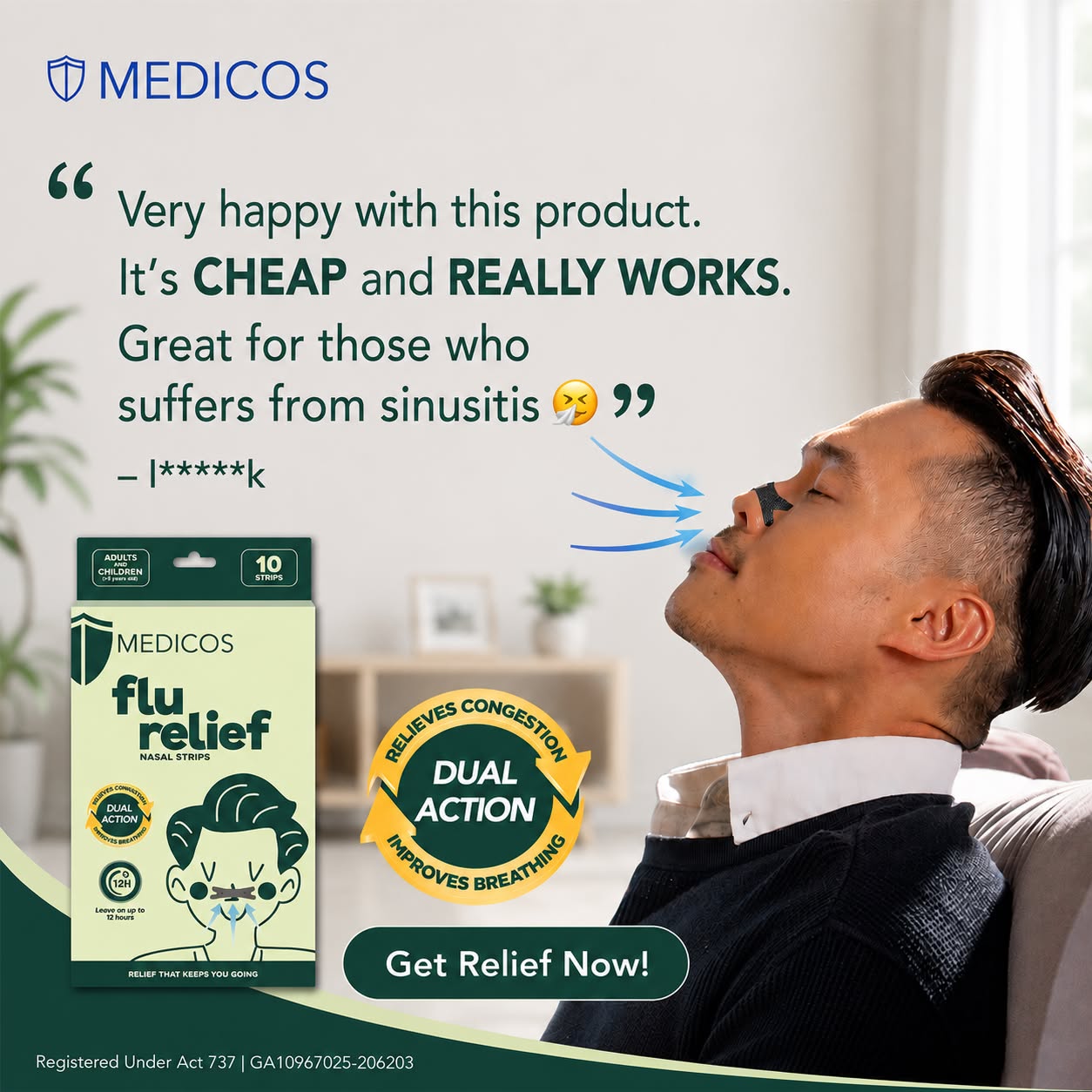 MEDICOS Facebook ad: [9.9 Sale] 15% OFF + FREE Shipping