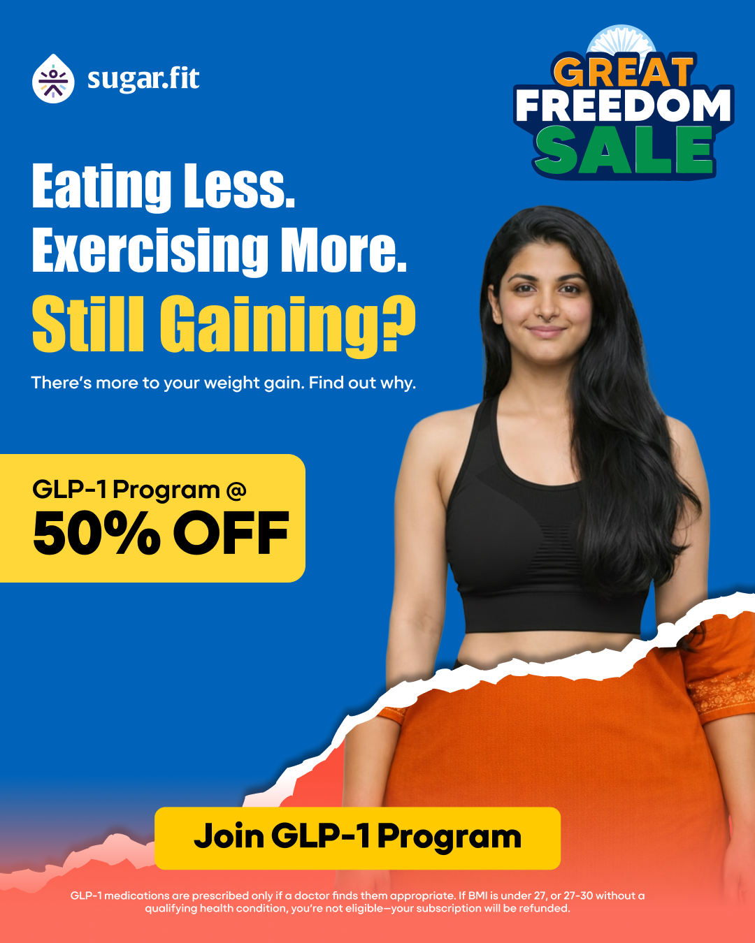 GLP Program By Sugar.Fit Facebook ad