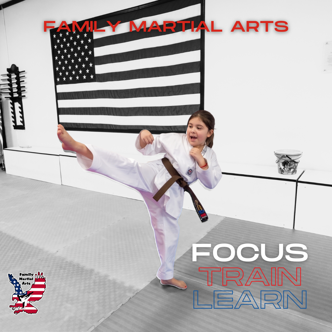 Family Martial Arts Facebook ad: Help Your Child Build Unstoppable Focus!