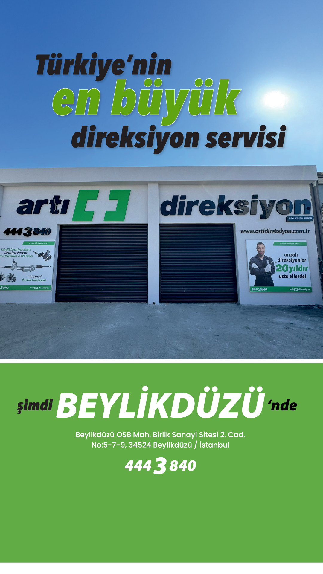 Artı Direksiyon Facebook ad from Dec 28, 2025