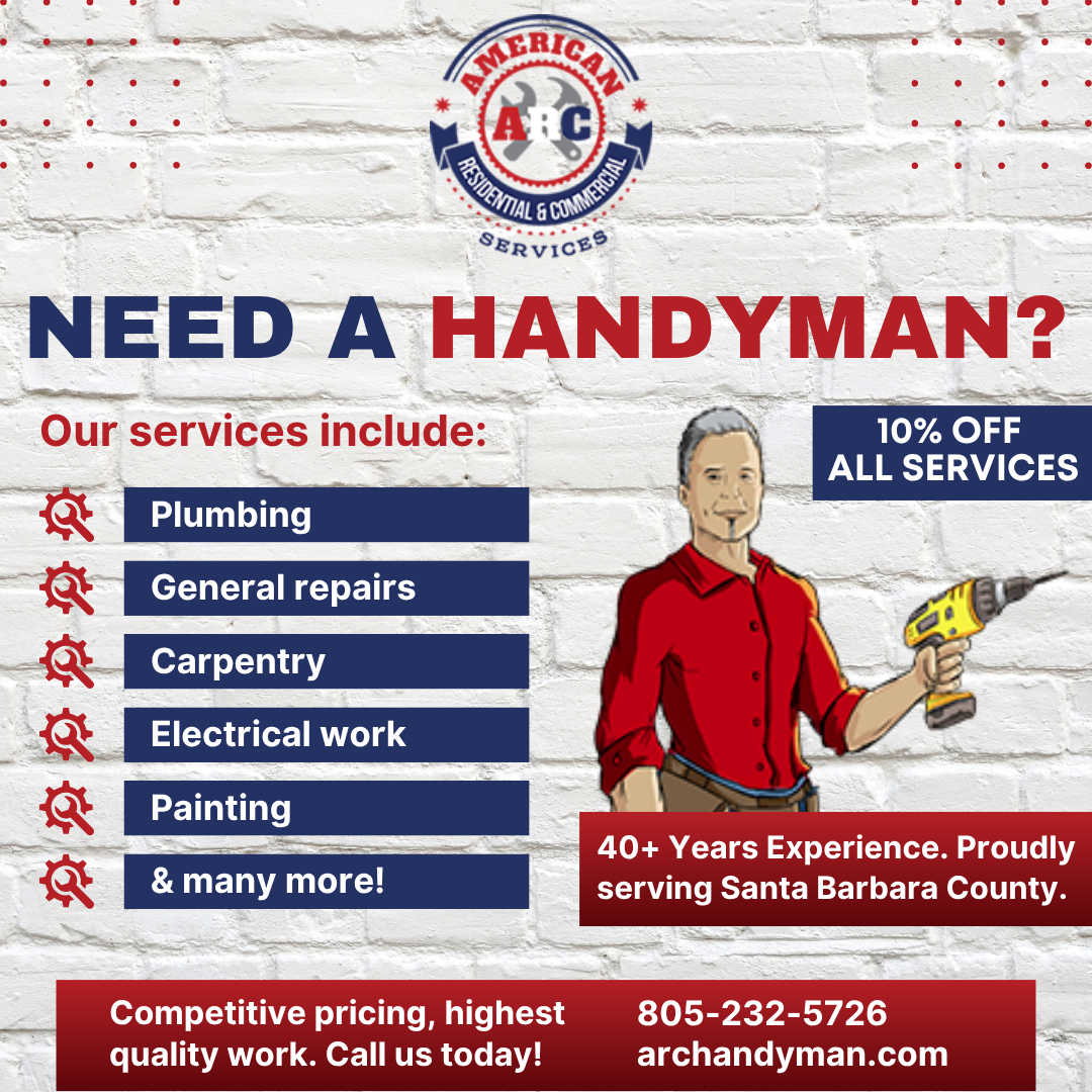 ARC Handyman Services Facebook ad: Get 10% OFF all services!
