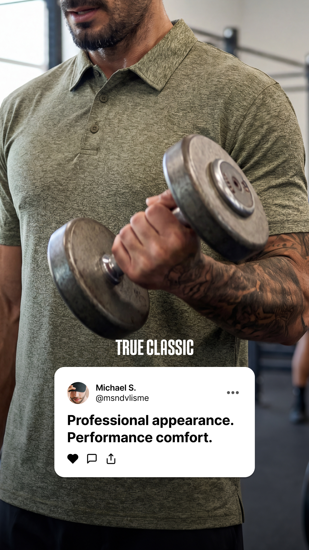 True Classic Facebook ad