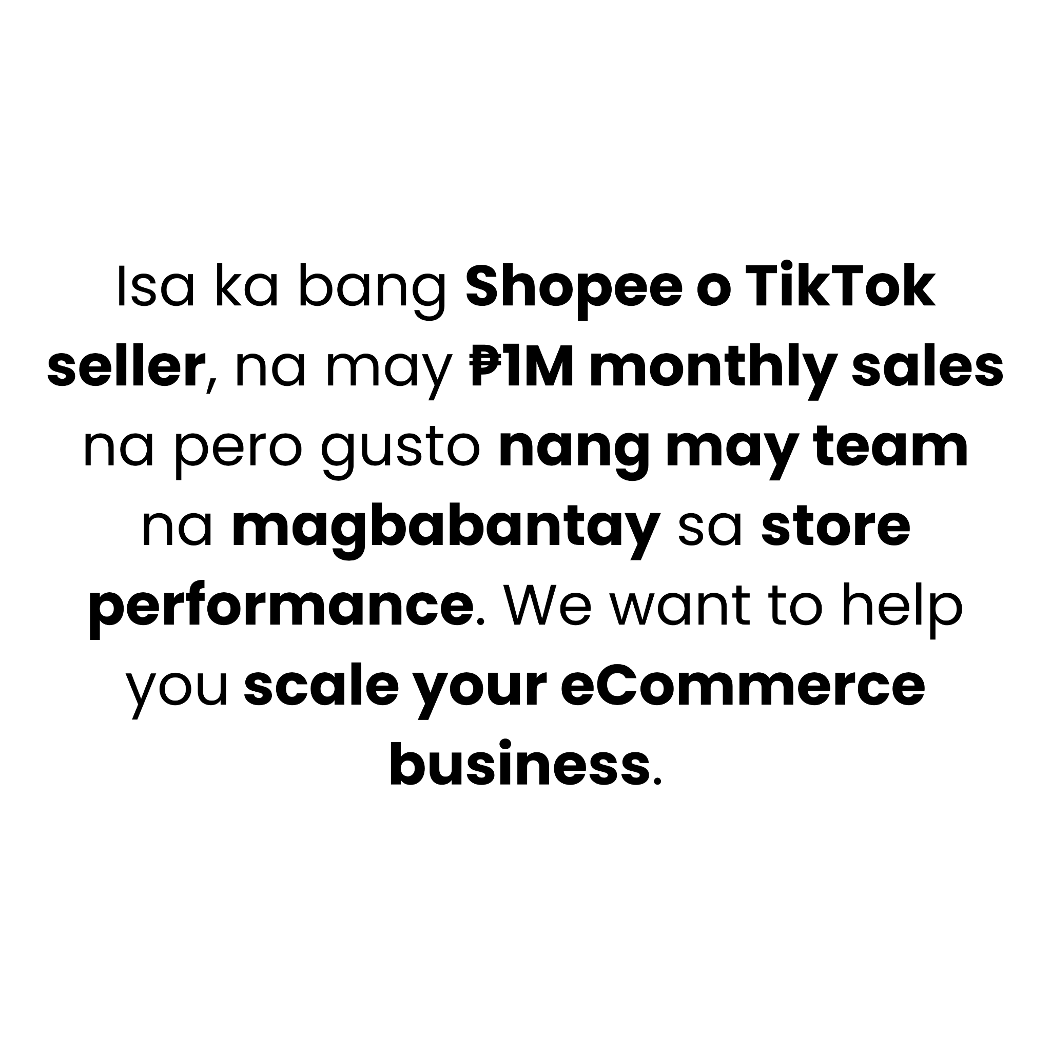 ECOM Accelerator Facebook ad