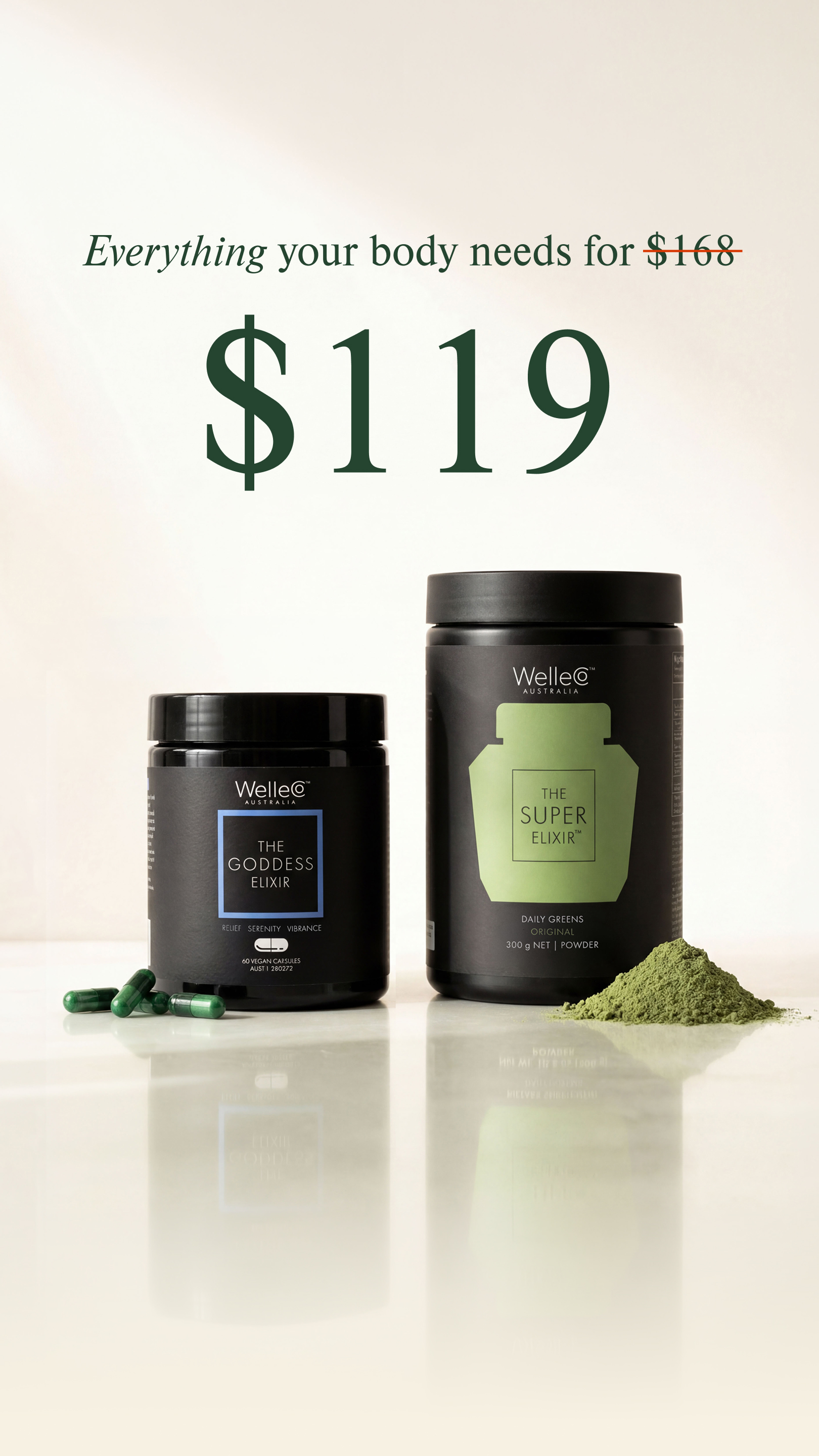 WelleCo Facebook ad