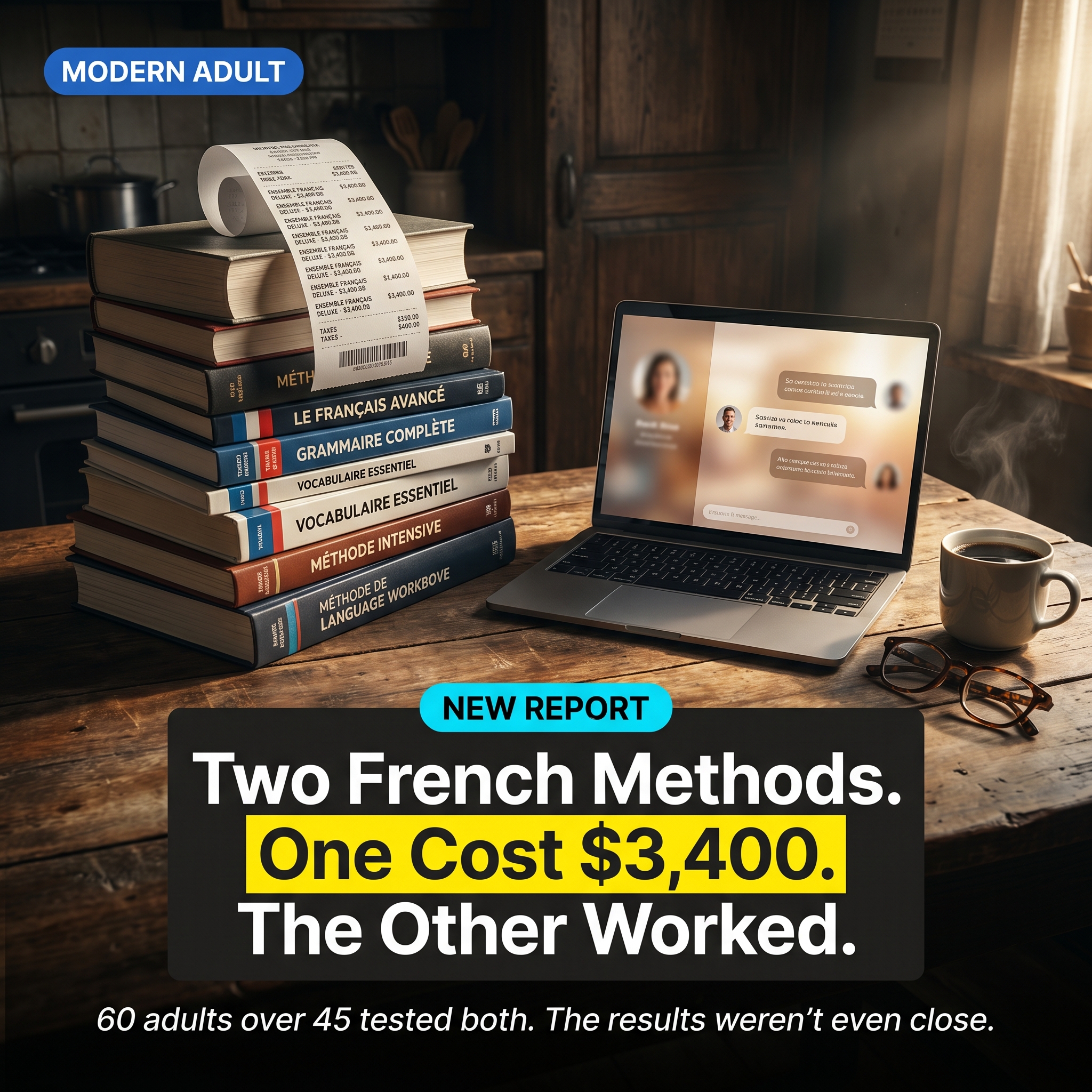 Huha Bele Facebook ad: i wasted $3,400 trying to learn french