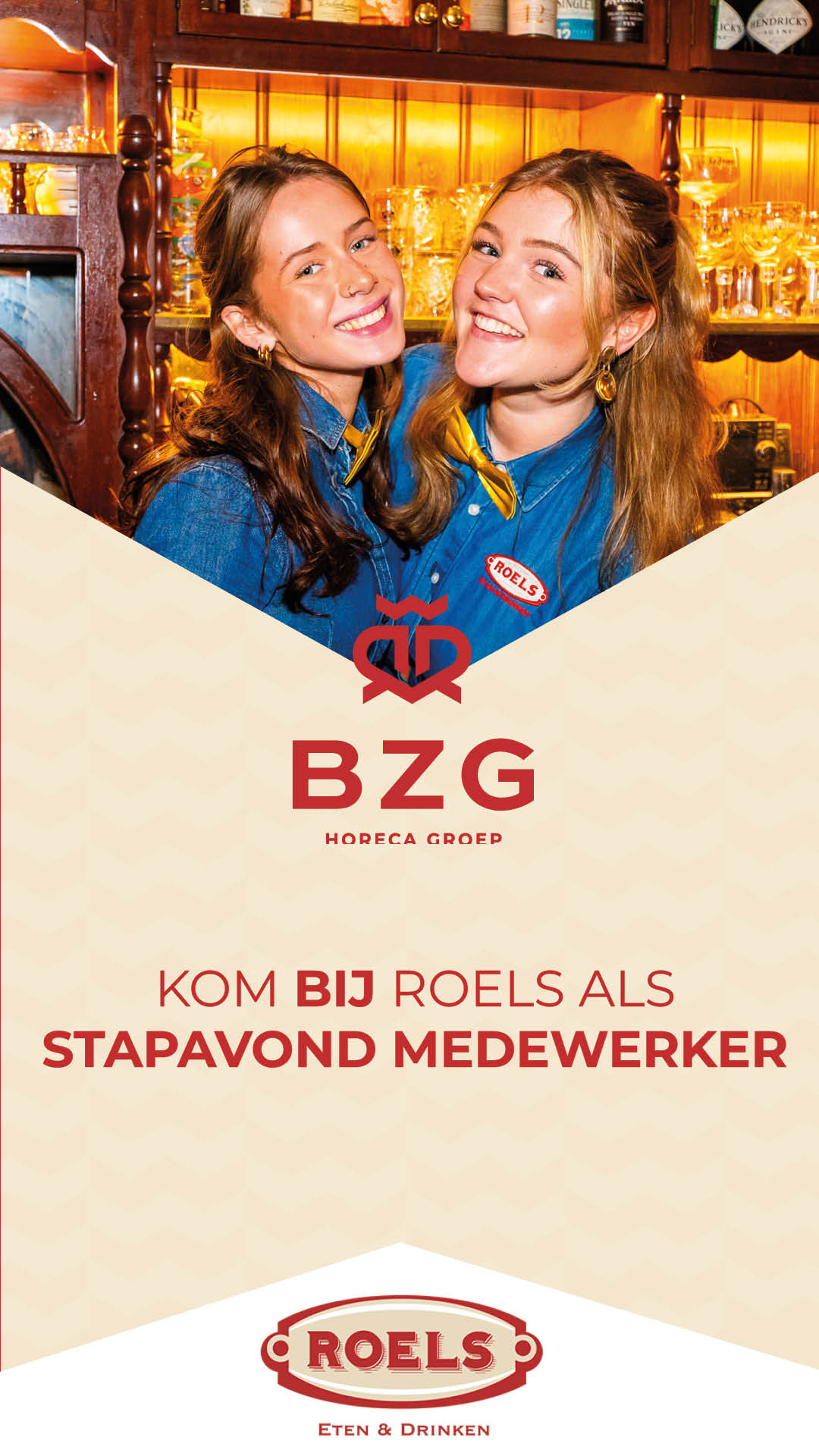 Roels Facebook ad: Kom werken als stapavond medewerker bij Roels in de Korte…
