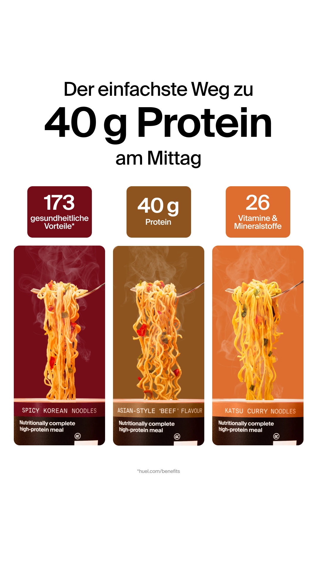 Huel Facebook ad