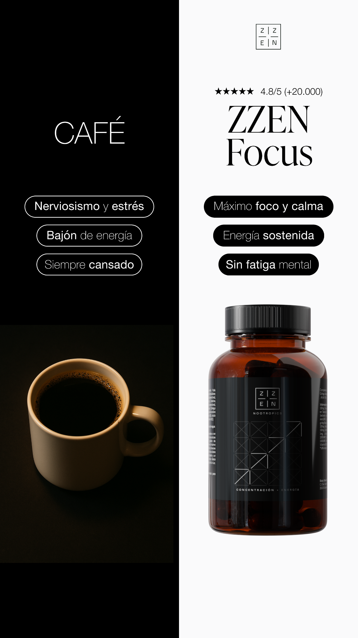 ZZEN LABS Facebook ad