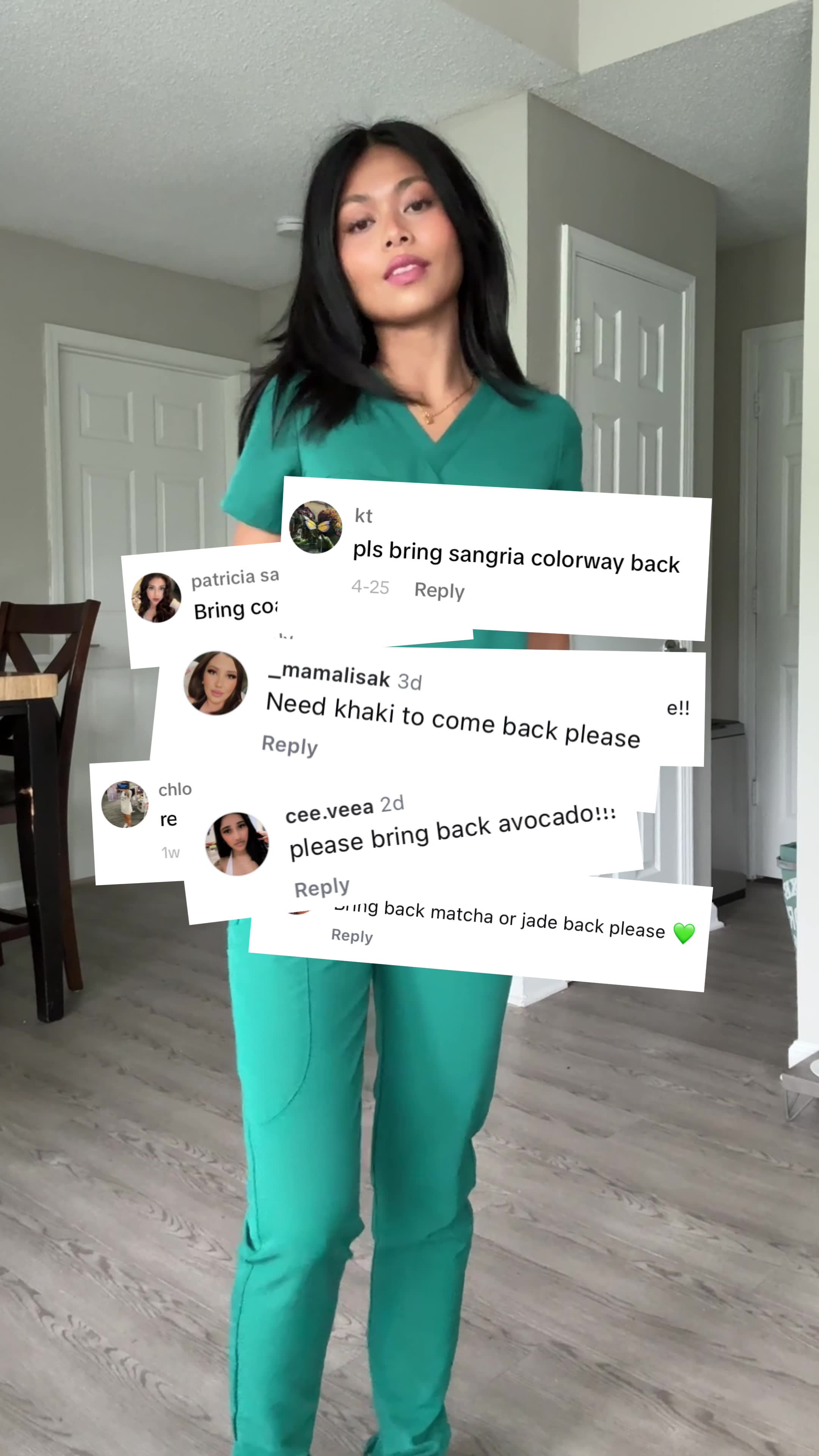 Mandala Scrubs Facebook ad: Premium Scrubs At Honest Prices.