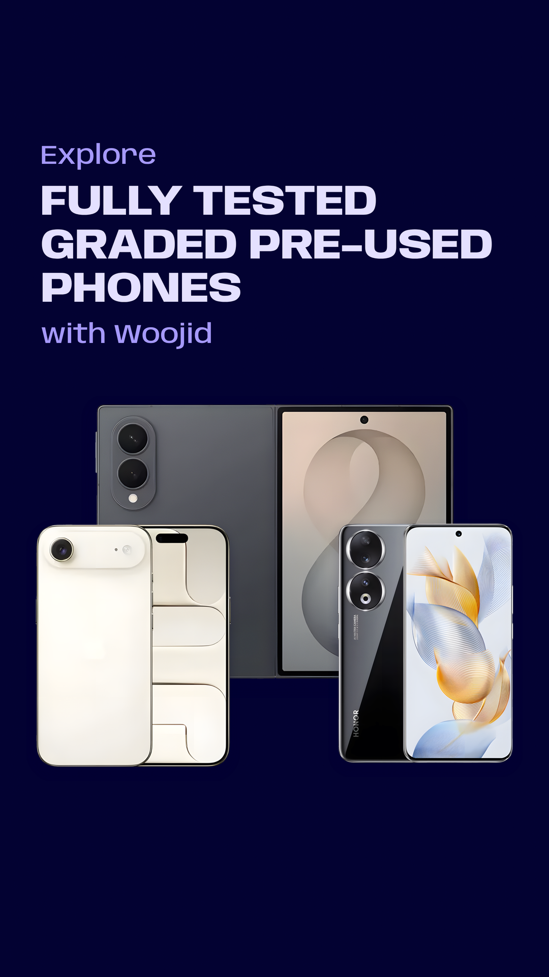 Woojid Refurbished Electronics Lebanon Facebook ad: Fully Tested. Graded. Ready to Go.